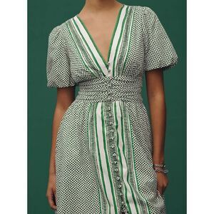NWOT Anthropologie Katerina Button Front Maxi Dress, $188 Sm Petite